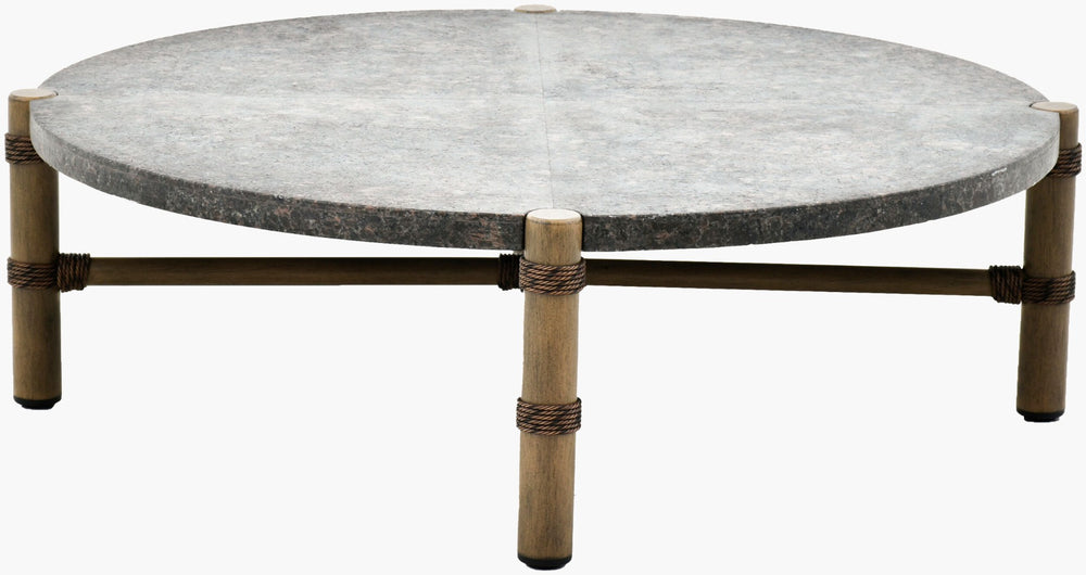 Surya Porta Square Aluminum Outdoor Coffee Table with Hand-painted Finish for Patio or Living Room PORT007-155050