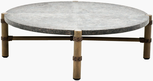 Surya Porta Square Aluminum Outdoor Coffee Table with Hand-painted Finish for Patio or Living Room PORT007-155050