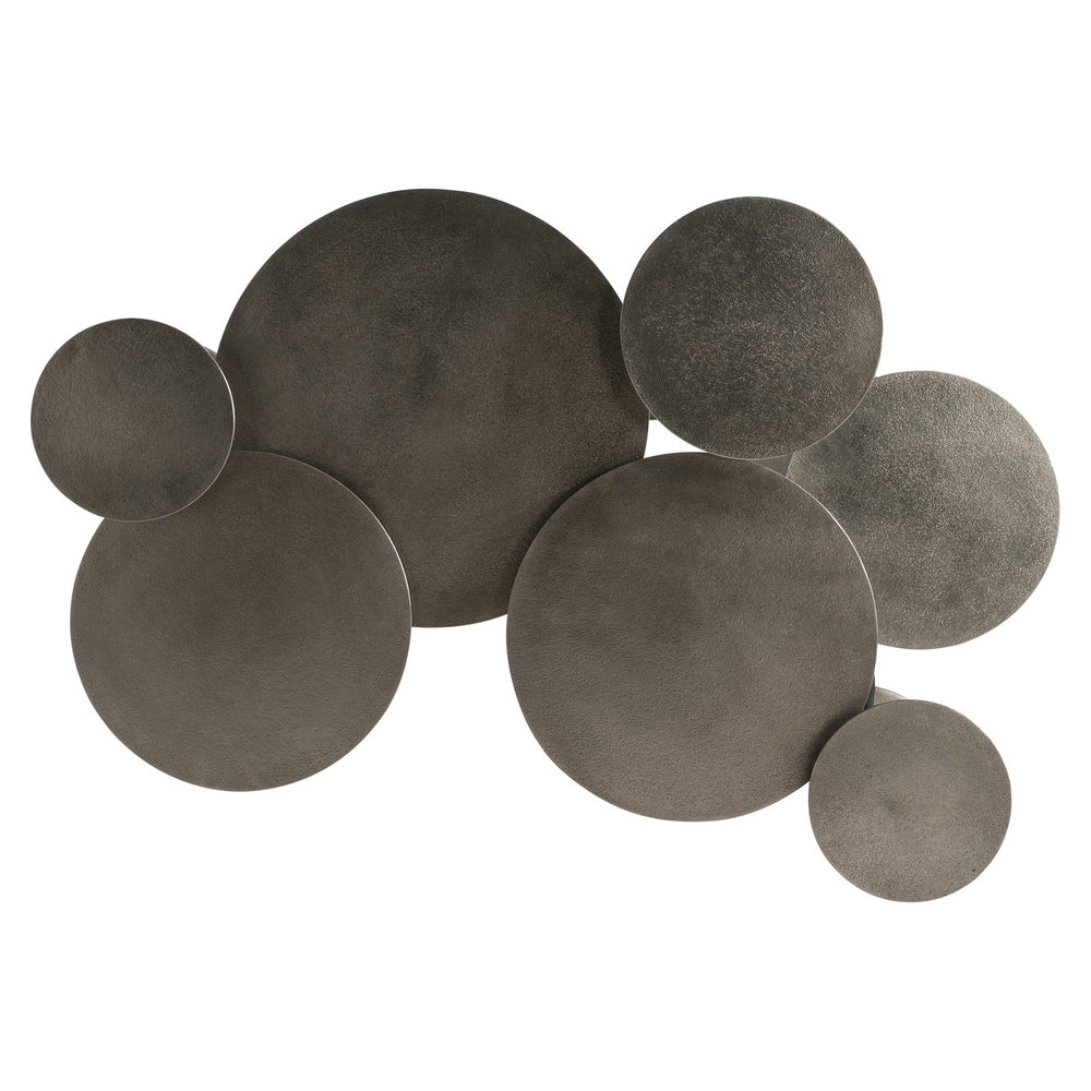 Bernhardt Bernhardt Cerchi Outdoor Cocktail Table — Sculptural Graphite Aluminum, Multi-Tiered Drinks & Decor Surface X04007