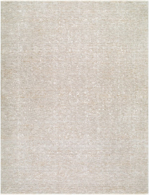 Livabliss Poet Collection Traditional Polyester Area Rug with Fringe for Living Room Floors Light Slate, Sl 7'10" x 10'2" POT2302-710102