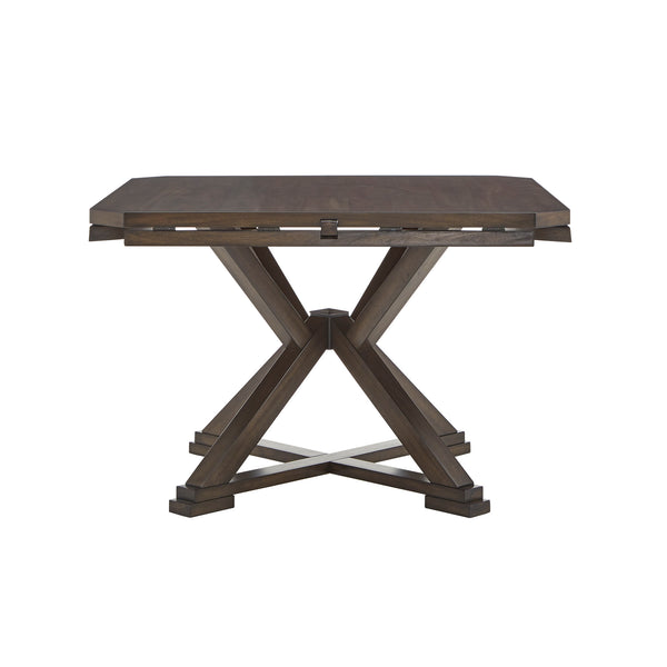 Homelegance By Top-Line Marcellino Espresso Convertible Dining Table with Lazy Susan Espresso Wood