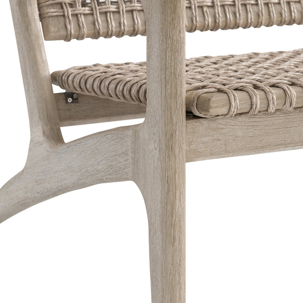 Bernhardt Bernhardt Atlas Outdoor Sofa With Teak Frame & All-Weather Pampas Wicker — Sculptural, Durable Seating O4707O