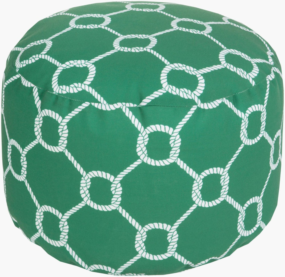 Livabliss Rain Handwoven Coastal Square Pouf Footrest Natural Tones for Living Room Bedroom POUF-297