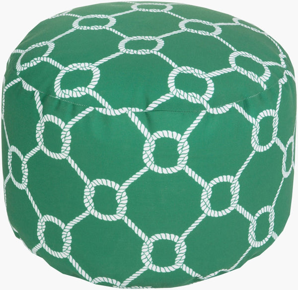 Livabliss Rain Handwoven Coastal Square Pouf Footrest Natural Tones for Living Room Bedroom POUF-297