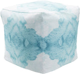 Agua POUF-1033 18"H x 18"W x 18"D Pouf POUF1033-181818 Livabliss Surya