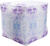 Agua POUF-1049 18"H x 18"W x 18"D Pouf POUF1049-181818 Livabliss Surya