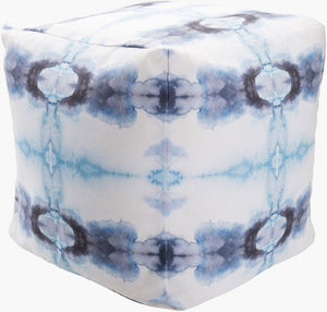 Livabliss Agua Woven Cube Pouf Handcrafted Polyester Footrest for Living Room or Bedroom POUF1051-181818
