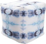 Agua POUF-1051 18"H x 18"W x 18"D Pouf POUF1051-181818 Livabliss Surya