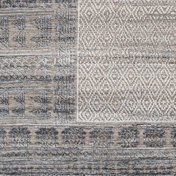 Surya Pompei Handmade 2' X 3' Southwestern Rustic Rug - Elegant Design, Durable & Eco-friendly! Cream Recycled Pet Yarn Ppi2300-576