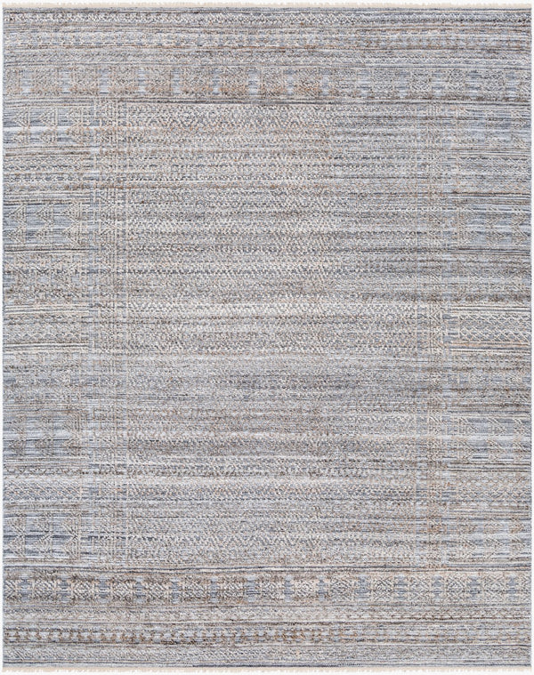 Surya Pompei Handmade 2' X 3' Southwestern Rustic Rug - Elegant Design, Durable & Eco-friendly! Dark Brown Recycled Pet Yarn Ppi2301-576