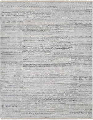 Surya Pompei Handmade 2' X 3' Southwestern Rustic Rug - Elegant Design, Durable & Eco-friendly! White Recycled Pet Yarn Ppi2302-23
