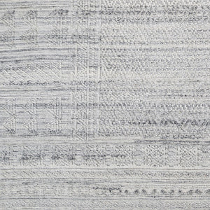 Surya Pompei Handmade 2' X 3' Southwestern Rustic Rug - Elegant Design, Durable & Eco-friendly! White Recycled Pet Yarn Ppi2302-23