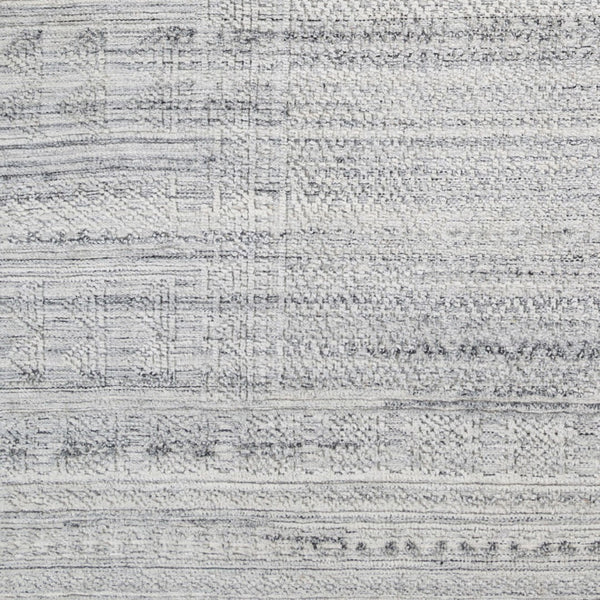 Surya Pompei Handmade 2' X 3' Southwestern Rustic Rug - Elegant Design, Durable & Eco-friendly! White Recycled Pet Yarn Ppi2302-23