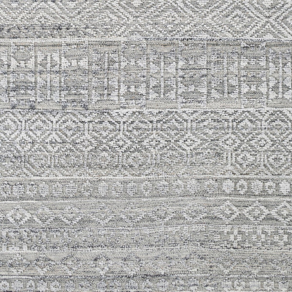 Surya Pompei Handmade 2' X 3' Southwestern Rustic Rug - Elegant Design, Durable & Eco-friendly! Charcoal Recycled Pet Yarn Ppi2304-23