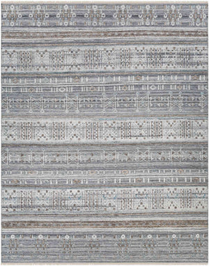Surya Pompei Handmade 2' X 3' Southwestern Rustic Rug - Elegant Design, Durable & Eco-friendly! White Recycled Pet Yarn Ppi2305-23