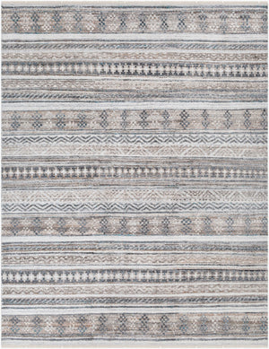 Surya Pompei Handmade 2' X 3' Southwestern Rustic Rug - Elegant Design, Durable & Eco-friendly! Off,White Recycled Pet Yarn Ppi2307-69