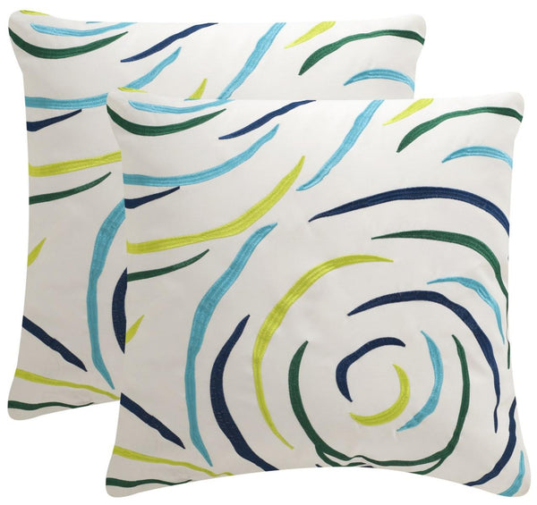 Safavieh Lollypop Pillow Breezy Blue PPL202B-2020-SET2