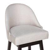 Christopher Knight Home® - Noble House - Boyd Modern Upholstered Swivel Bar Stool