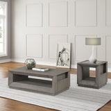 Parker House Pure Modern End Table Moonstone Oak Solids / Oak Veneers PUR#02