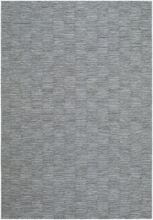 Livabliss Patio Plus Flatweave Polypropylene Rug Turkish Coastal Pattern for Outdoor Indoor Use Slate Gray, Cha 5'3" x 7' PPS2312-537