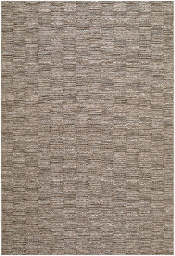 Livabliss Patio Plus Flatweave Polypropylene Rug Woven in Turkey for Indoor Outdoor Living Taupe, Sandston 7'10" x 10' PPS2313-71010