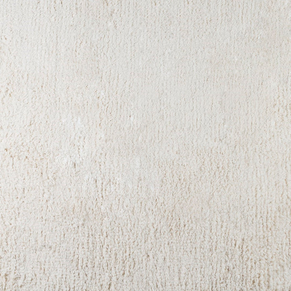 Pasargad Home Paris Shag Collection Luxurious Hand-woven Area Rug - Soft Ivory For Chic Spaces   Ppsr-13121 10x14