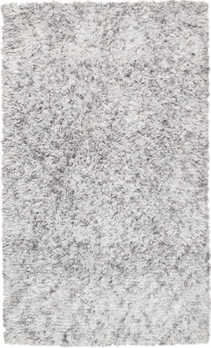 Pasargad Home Paris Shag Collection Luxurious Hand-woven Area Rug - Soft Ivory For Chic Spaces   Ppsr-13121g 10x14