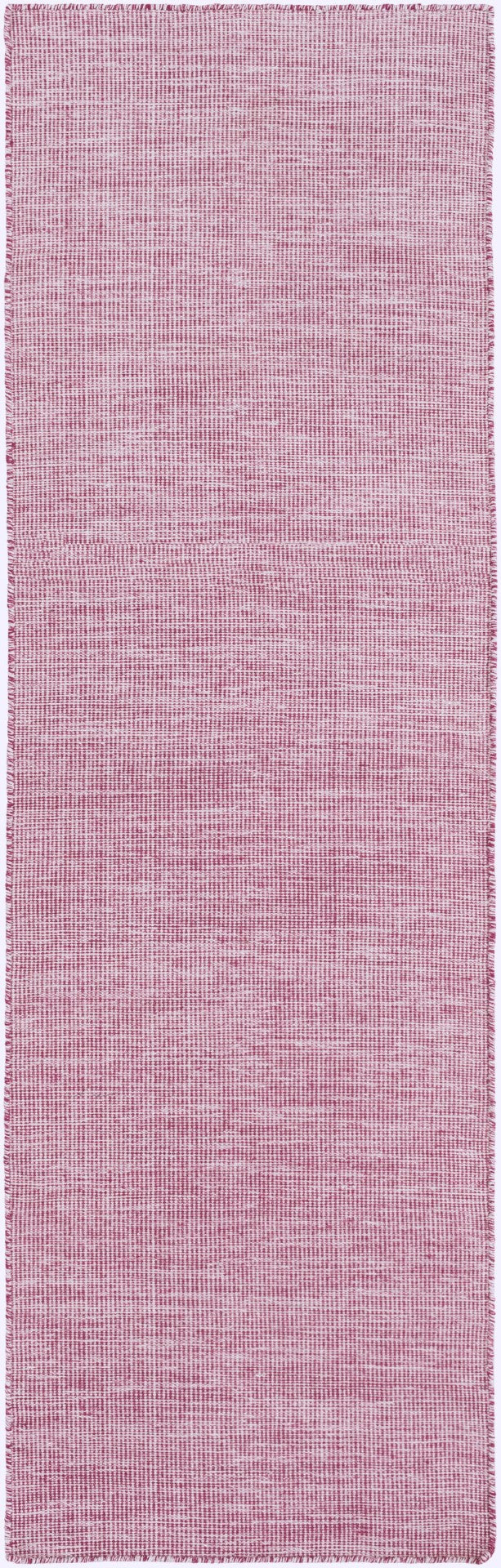 Surya Pipton Ppt-6000 2'6" X 8' Handmade Wool & Cotton Rug – Durable, Modern Decor With Natural Charm Plum Wool,Cotton Ppt6000-268