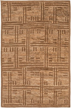 Surya Papyrus Handmade 2' X 3' Wool And Jute Rug – Luxurious Texture, Durable, And Perfect For Your Home! Dark Brown Wool,Jute Ppy4900-3353