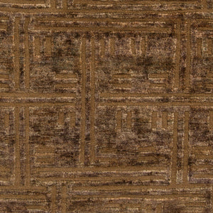 Surya Papyrus Handmade 2' X 3' Wool And Jute Rug – Luxurious Texture, Durable, And Perfect For Your Home! Dark Brown Wool,Jute Ppy4900-3353