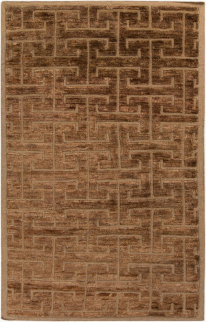Surya Papyrus Handmade 2' X 3' Wool And Jute Rug – Luxurious Texture, Durable, And Perfect For Your Home! Dark Brown Wool,Jute Ppy4901-23
