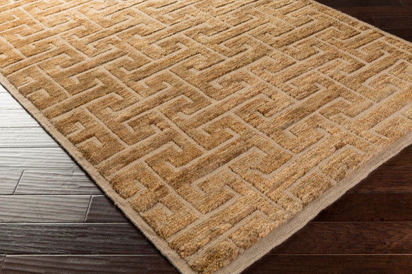 Surya Papyrus Handmade 2' X 3' Wool And Jute Rug – Luxurious Texture, Durable, And Perfect For Your Home! Dark Brown Wool,Jute Ppy4901-23