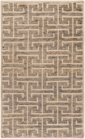 Surya Papyrus Handmade 2' X 3' Wool And Jute Rug – Luxurious Texture, Durable, And Perfect For Your Home! Pale Blue Wool,Jute Ppy4907-23