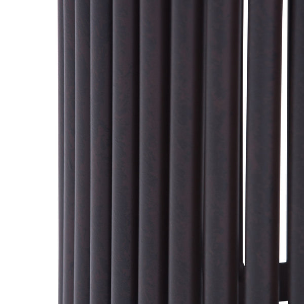 English Elm Demy Accent Table with Sustainable Mango Wood Top and Slatted Metal Base — Compact, Durable Style Black B136P158991