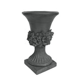 Christopher Knight Home® - Noble House - Calliope Outdoor Traditional Roman Chalice Garden Urn Planter with Floral Accents