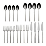 Lenox Oneida Diameter 20 Piece Fine Flatware Set, Service for 4 Metallic, STAINLESS METAL F017020AA