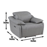 Steve Silver Alpine Leather P/P Recliner Smo AL950RW