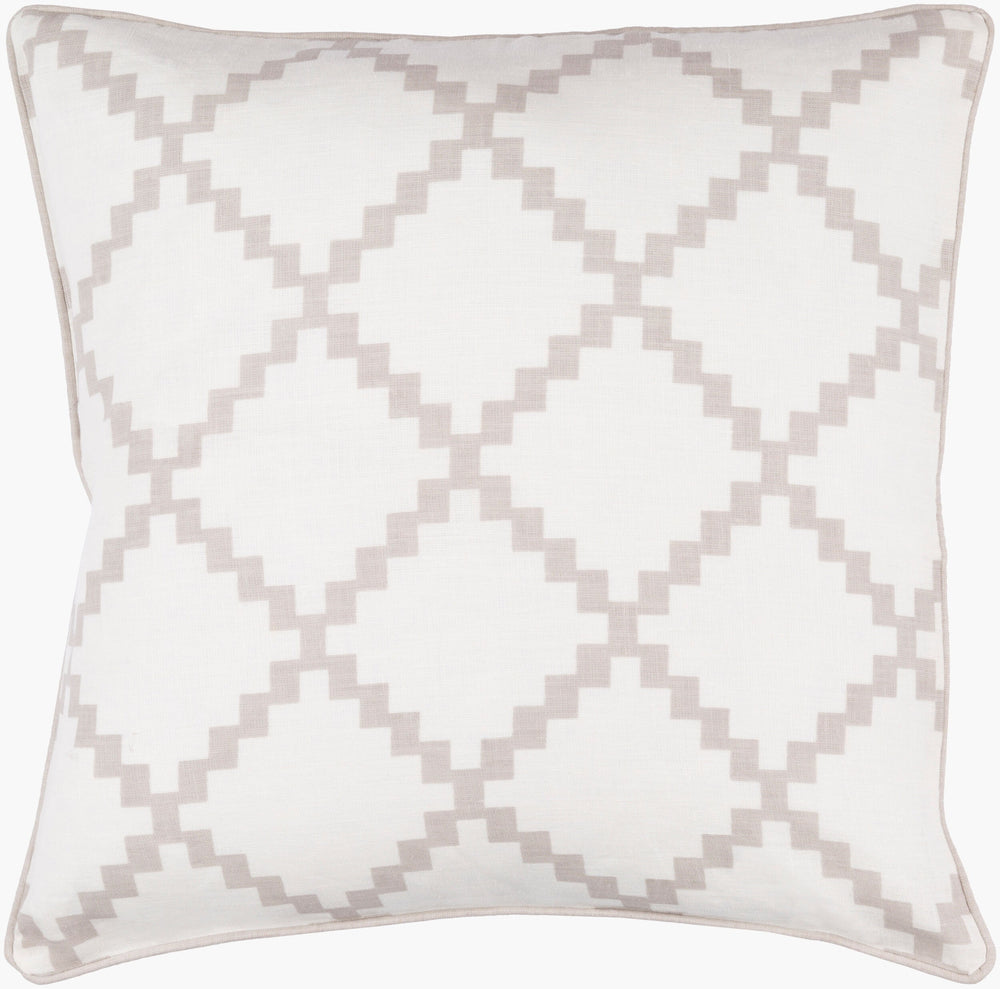 Surya Parsons 18"L X 18"W Accent Pillow - Chic Indian Linen Design For Modern Home Decor & Comfort Mauve Linen Pr006-1818d