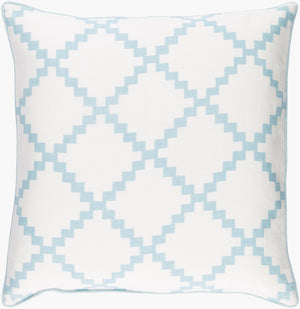 Surya Parsons 18"L X 18"W Accent Pillow - Chic Indian Linen Design For Modern Home Decor & Comfort White Linen Pr005-2020p