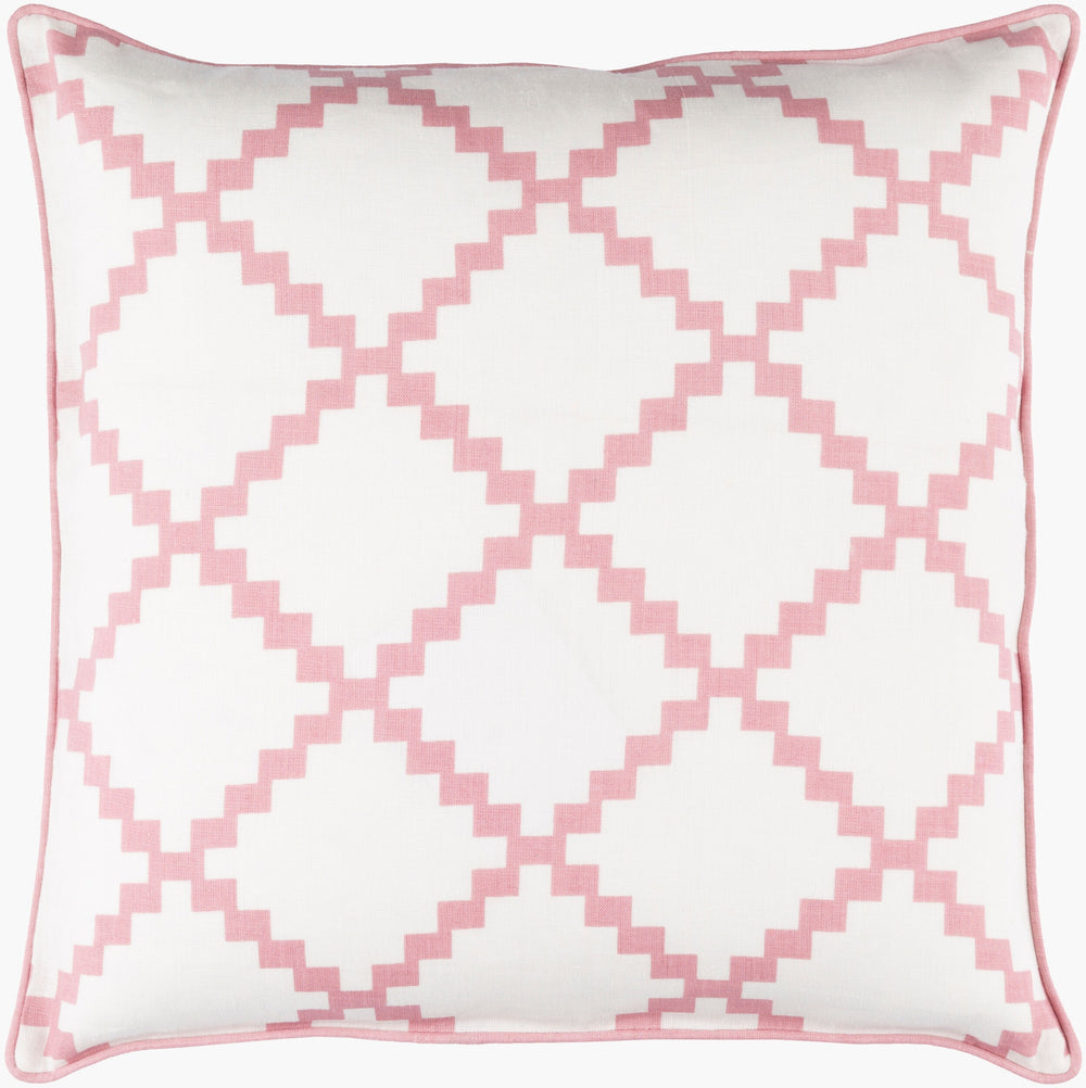 Surya Parsons 18"L X 18"W Accent Pillow - Chic Indian Linen Design For Modern Home Decor & Comfort Mauve Linen Pr006-1818d