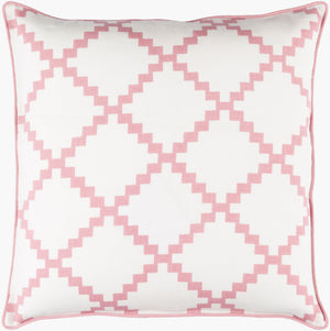 Surya Parsons 18"L X 18"W Accent Pillow - Chic Indian Linen Design For Modern Home Decor & Comfort Mauve Linen Pr006-1818d