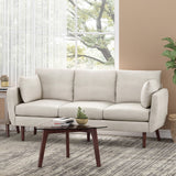 Christopher Knight Home® - Noble House - Feichko Contemporary Fabric Pillow Back 3 Seater Sofa