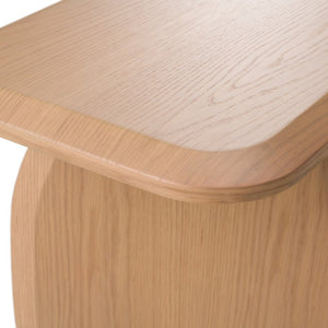 VIG Furniture Prado White Oak Console Table — Modern 63" Slim Entry & Sofa-Back Table, Durable Veneer Finish VGOD-LZ-403CN