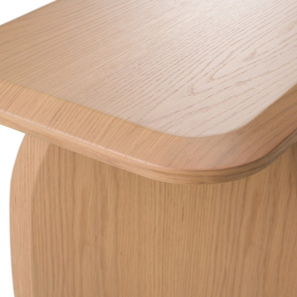 VIG Furniture Prado White Oak Console Table — Modern 63" Slim Entry & Sofa-Back Table, Durable Veneer Finish VGOD-LZ-403CN