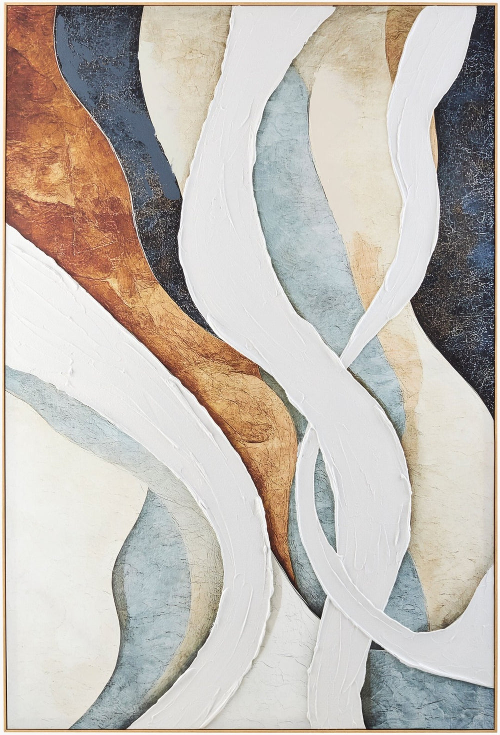 Livabliss Praya Large Format Hand Painted Minimalist Wall Art for Modern Living Spaces PRAY002-42621
