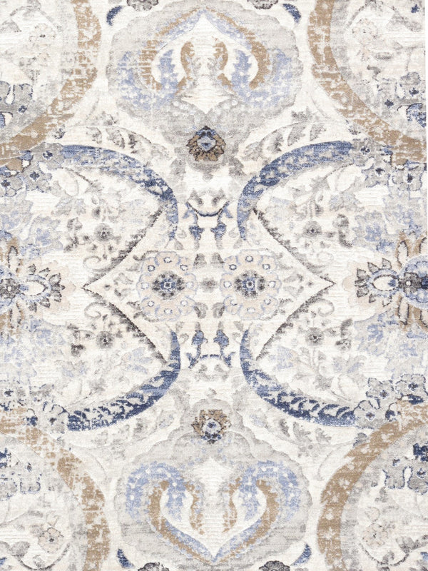 Pasargad Home Amadeus Design Power Loomed Runner Rug – Luxurious, Durable, And Stylish For Any Room   Prc-1021ib 2.06x8