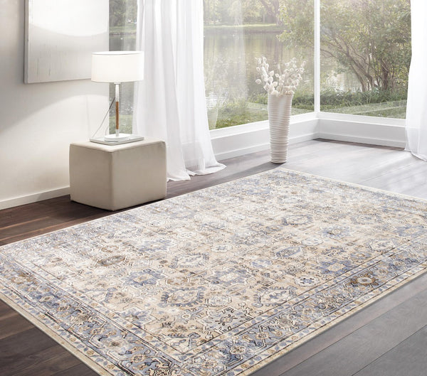 Pasargad Home Amadeus Design Power Loomed Rug - Luxurious Traditional Style For Modern Spaces   Prc-1022bb S 6x6