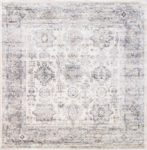 Pasargad Home Majestic Collection 6' x 6' Polypropylene Area Rug - Luxurious, Durable & Stylish