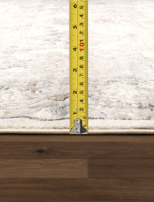 Pasargad Home Majestic Collection 6' x 6' Polypropylene Area Rug - Luxurious, Durable & Stylish