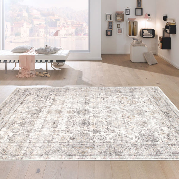 Pasargad Home Majestic Collection 6' x 6' Polypropylene Area Rug - Luxurious, Durable & Stylish